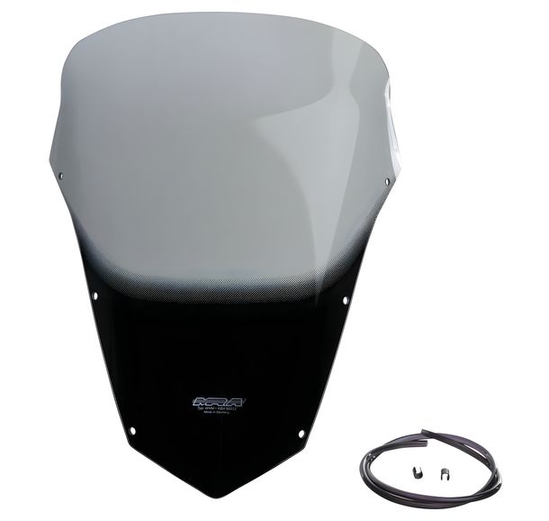 Windschutzscheibe MRA Tourenscheibe T rauchgrau mit ABE für Yamaha FZ 6 Fazer – Bild 1