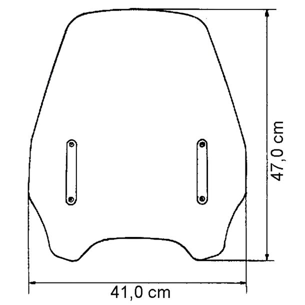 Windschutzscheibe MRA Highway Shield HI mit ABE für Aprilia Classic 125