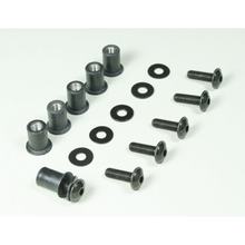 Gummimutter M5 Set MRA mit Schraube 6 Stück