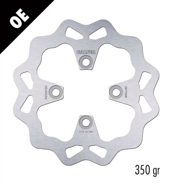 Bremsscheibe Set Galfer 2x DF719W WAVE® mit ECE R90 Zulassung, starr vorne 165x4mm für Bombardier - Can-am Quest XT Traxter 4x4 Max XL Outlander XXC XMR X DS Baja 500 - 800