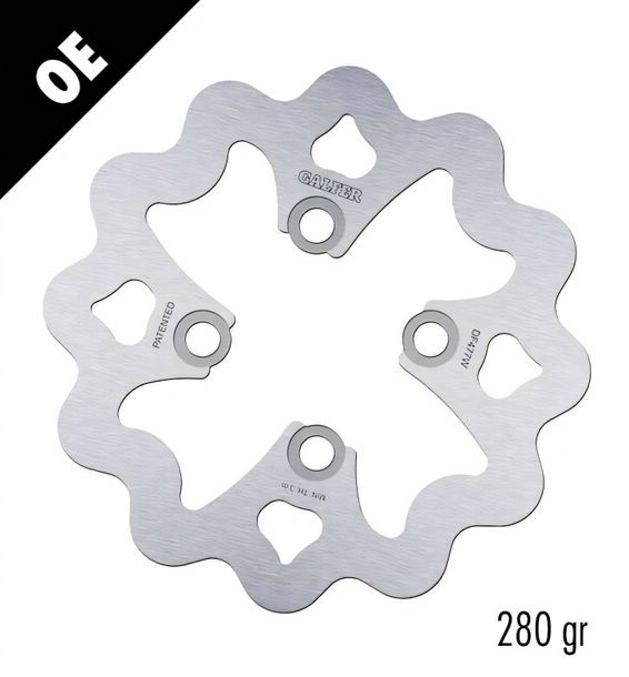 Bremsscheibe Set Galfer 2x DF477W WAVE® mit ECE R90 Zulassung, starr vorne 160x3,5mm für Yamaha YFM R Moto 4 W A B XL Bear Tracker YFS Blaster U-P Warrior ER FW Big XG XH YFZ