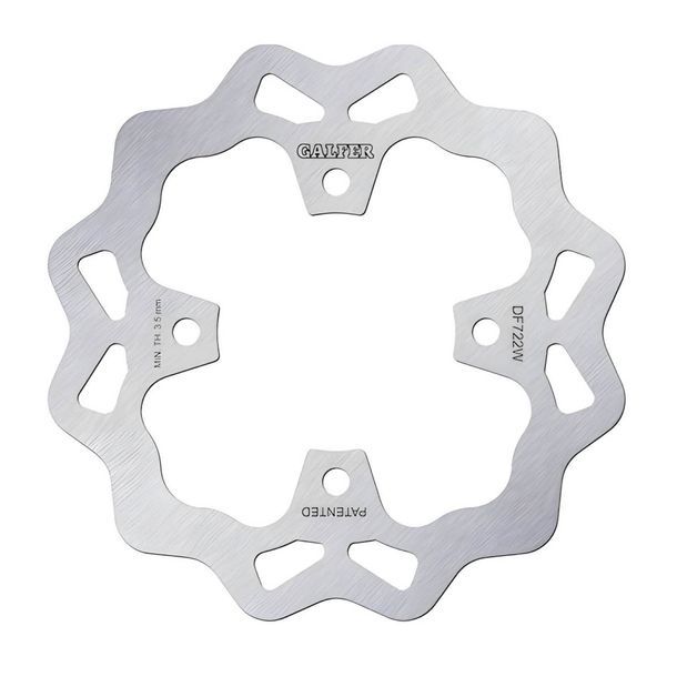 Disco de freno Galfer DF722W WAVE® con homologación ECE R90, rígido delantero 183x4mm (2 necesario) para Polaris Magnum RMK RZR Ranger XP Crew EFI Sportsman HO Twin Touring X2 Big Boss