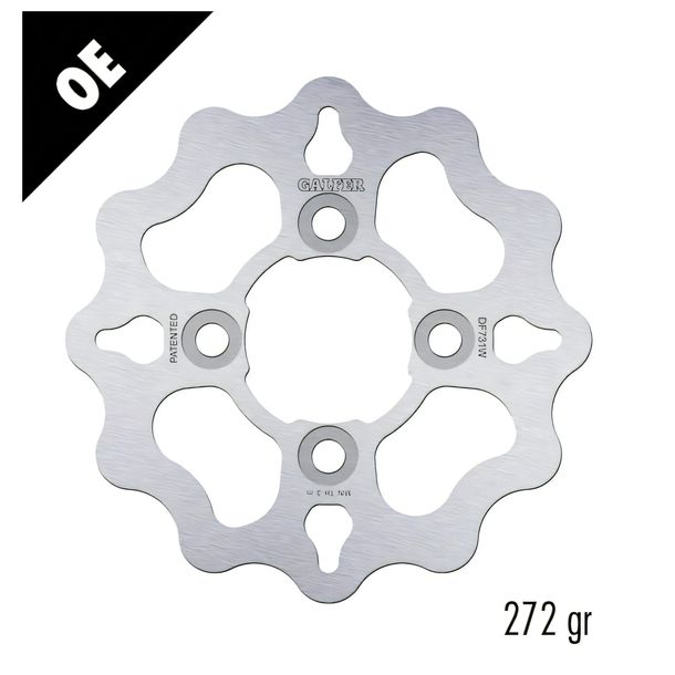 Bremsscheibe Set Galfer 2x DF731W WAVE® mit ECE R90 Zulassung, starr vorne 163x3,5mm für Kawasaki KVF Prairise Brute Force Realtree KSV KFX R 450 - 700 ccm