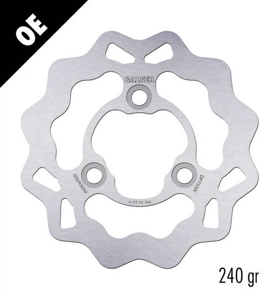 Bremsscheibe Set Galfer 2x DF733W WAVE® mit ECE R90 Zulassung, starr vorne 160x3,1mm für Suzuki LT R Quadracer LT-R 450 / 500 ccm