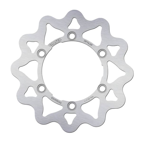 Bremsscheibe Galfer DF743W WAVE® mit ECE R90 Zulassung, starr hinten 220x4,5mm für Gas HP WILD Wild HP-WILD 240 - 450 ccm