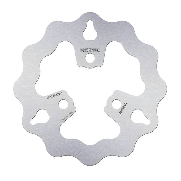 Bremsscheibe Galfer DF894W WAVE® mit ECE R90 Zulassung, starr vorne 170x4mm (2 benötigt) für Kawasaki KLF Bayou B 4x4, Suzuki LT-A X King Quad 400 / 450 ccm
