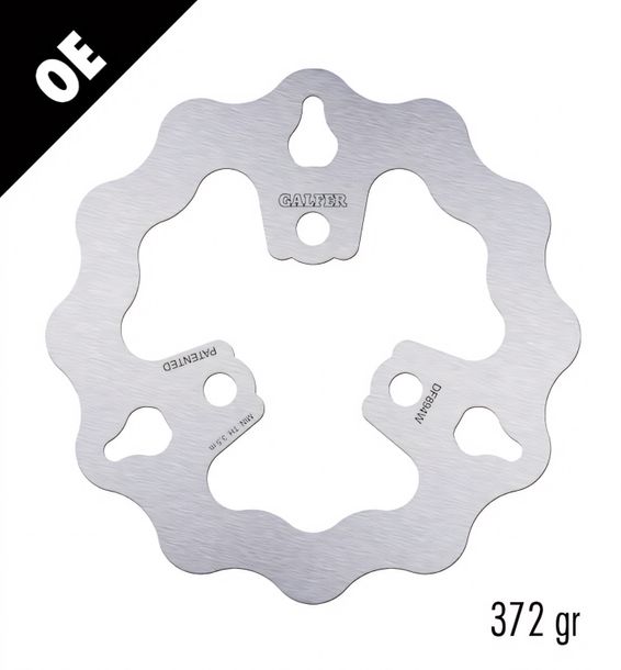 Bremsscheibe Set Galfer 2x DF894W WAVE® mit ECE R90 Zulassung, starr vorne 170x4mm für Kawasaki KLF Bayou B 4x4, Suzuki LT-A X King Quad KFX Sport LT-Z Quadsport 400 / 450