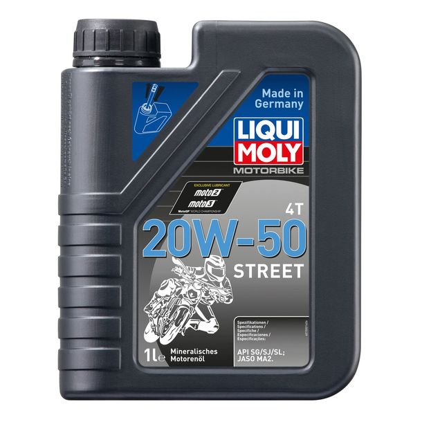 Liqui Moly Motorolie 4T 20W-50 Street 1500 1L