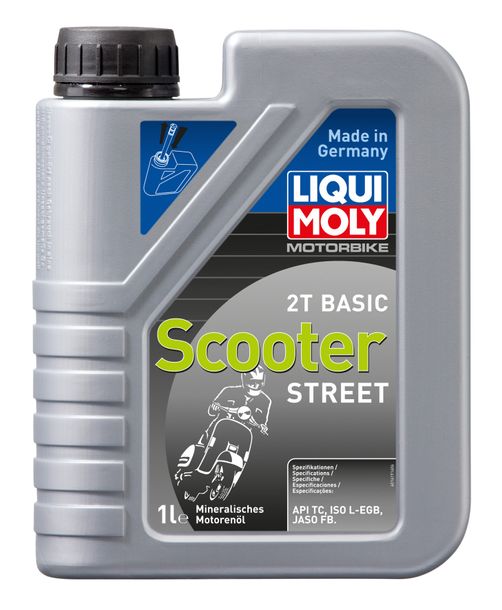 Aceite de motor Liqui Moly 2T Basic Scooter Street 1619, 1 L