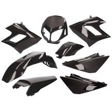 Zwarte kuipset voor Derbi Senda DRD Racing -2010