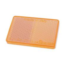 Reflektor 57x39mm oranžový samolepící
