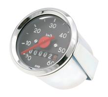 Speedometer 48mm for Puch Maxi, MV, MS, DS, Simson, Hercules