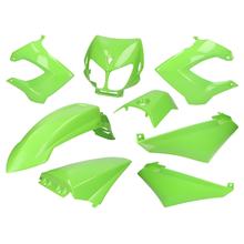 Sada plastů zelená pro Derbi Senda R, SM X-Treme, SM DRD