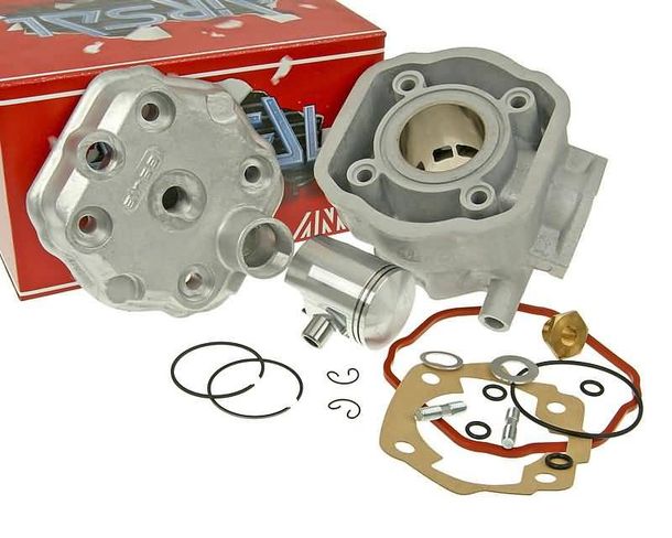 Airsal Tech-Piston 50cc 39,9 mm cilinderset voor Derbi Senda GPR, Gilera GSM, SMT, RCR, Zulu EBE, EBS