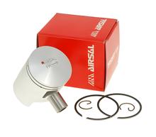Conjunto de Pistão Airsal Sport 50ccm 39,9mm, 40mm Ferro Fundido Cinza para Derbi EBE, EBS
