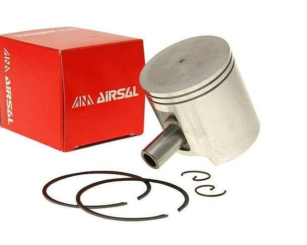Pistón establece AIRSAL Deportes 69,4ccm 47mm, 40mm hierro fundido para Derbi EBE, EBS