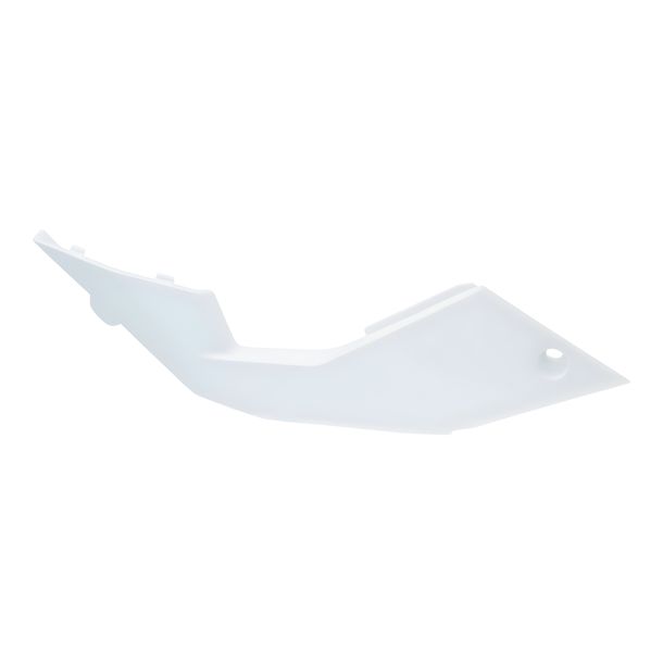 Funda bajo asiento derecha OEM blanca para Aprilia RX, SX 06-