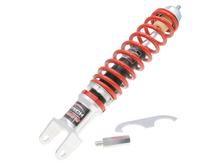 Ammortizzatore posteriore Carbone Hi-Tech 340-365mm cromo/rosso per Vespa 50-90-125 Primavera, ET3