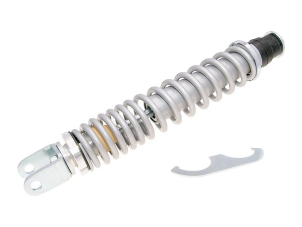 Ammortizzatore posteriore Carbone Sport 350mm argento per Piaggio Liberty 50