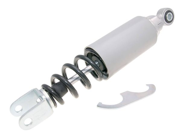 Rear shock absorber Carbone Sport 290 mm silver/black/grey for Aprilia Scarabeo 50 4T (Piaggio Motor)