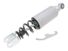 Carbone Sport achterschokdemper 290 mm zilver/zwart/grijs voor Aprilia Scarabeo 50 4T (Piaggio Motor)