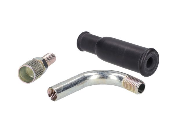 Gashendel buisbocht Dellorto 90° voor PHBG, PHBL, PHBH, PHF, PHM carburateurs