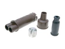 Gaszug Verteiler / Splitter braun für Aprilia, Gilera, Piaggio, Vespa