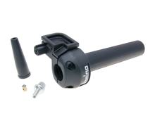 Gasgriff Domino Kurzhub 3,6°/ 74mm schwarz - universal