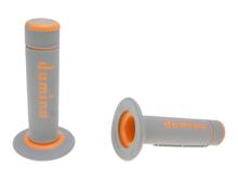 Punhos Satz Domino A020 Off-Road Meia Waffle cinza / laranja