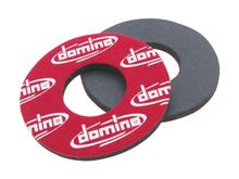 Donuts de punho protetores de mão Domino vermelhos para manoplas de acelerador off-road