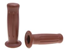 Ensemble de poignées rétro pour trottinettes et trottinettes Domino 3394, marron foncé