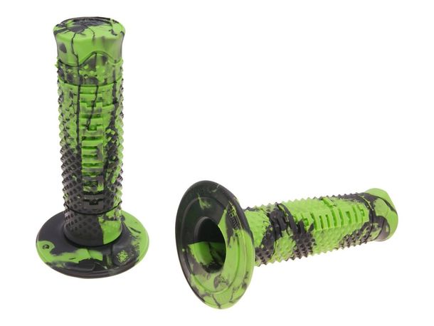 Juego puños Domino A260 Off-Road Snake negro/verde