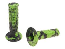 Poignée de poignée Domino A260 Off-Road Snake noir/vert