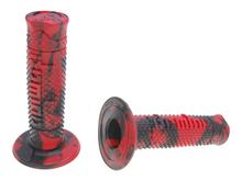 Domino A260 Off-Road Snake Grip Set zwart/rood