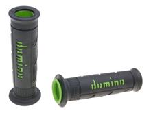 Kit de poignées sur route Domino A250 noir/vert avec extrémités ouvertes