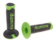 Conjunto de manípulos Domino A260 Off-Road preto / verde