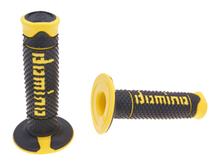 Set manopole fuoristrada Domino A260 nero/giallo