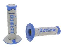 Conjunto de manoplas Domino A260 Off-Road cinza / azul