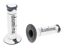 Set impugnature fuoristrada Domino A260 bianco/nero