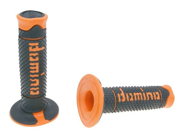Griffe Satz Domino A260 Off-Road schwarz / orange