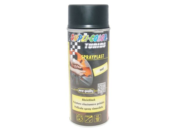 Vernice peel-off Dupli-Color Sprayplast nera opaca 400 ml