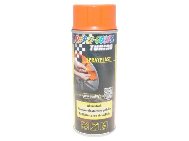 Vernice staccabile Dupli-Color Sprayplast arancione lucido 400 ml