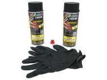 Abziehlack-Set Dupli-Color Sprayplast schwarz matt 2x400ml