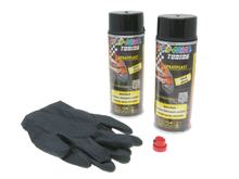 Abziehlack-Set Dupli-Color Sprayplast schwarz glänzend 2x400ml