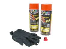 Abziehlack-Set Dupli-Color Sprayplast orange glänzend 2x400ml