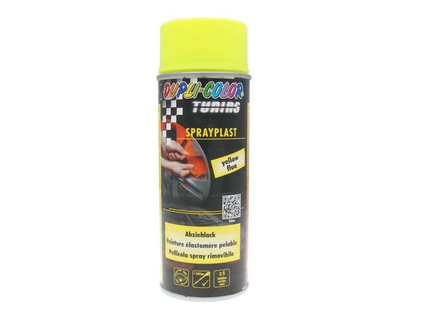 Peinture pelable jaune fluo Dupli-Color Sprayplast 400 ml