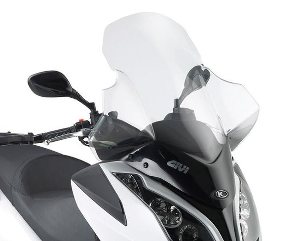 Verkleidungsscheibe GiVi 75x64 cm für Kymco Downtown 125i, 300i