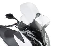 Verkleidungsscheibe GiVi 75x64 cm für Kymco Downtown 125i, 300i