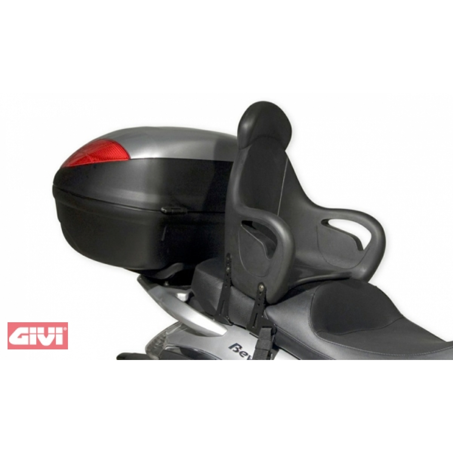 S650 Kindersitz GIVI S650 schwarz universal Roller / Motorrad
