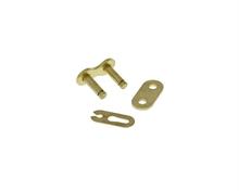 Clip de cadena KMC dorado 420 para Aprilia SX RS, CPI Supermoto Derbi Senda SM DRD X-Treme Pro Racing RX R Supercross Fantic Motor Casa M Motard RS4